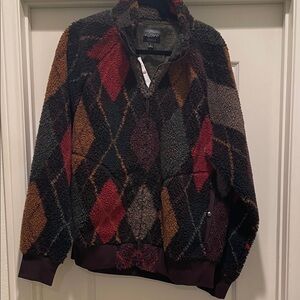 J Crew Sherpa Jacket men's large